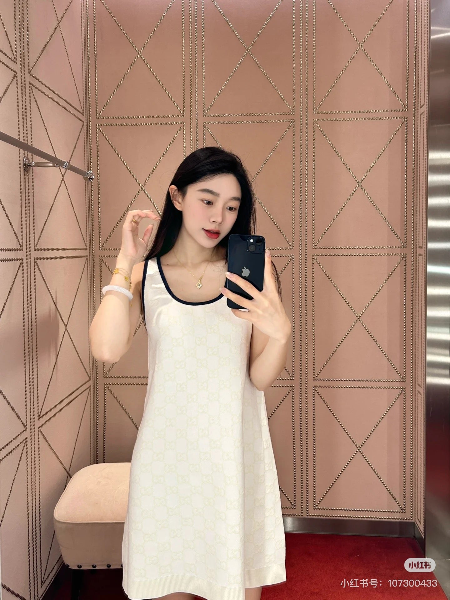 G*♥2025 new product Knitted vest dress