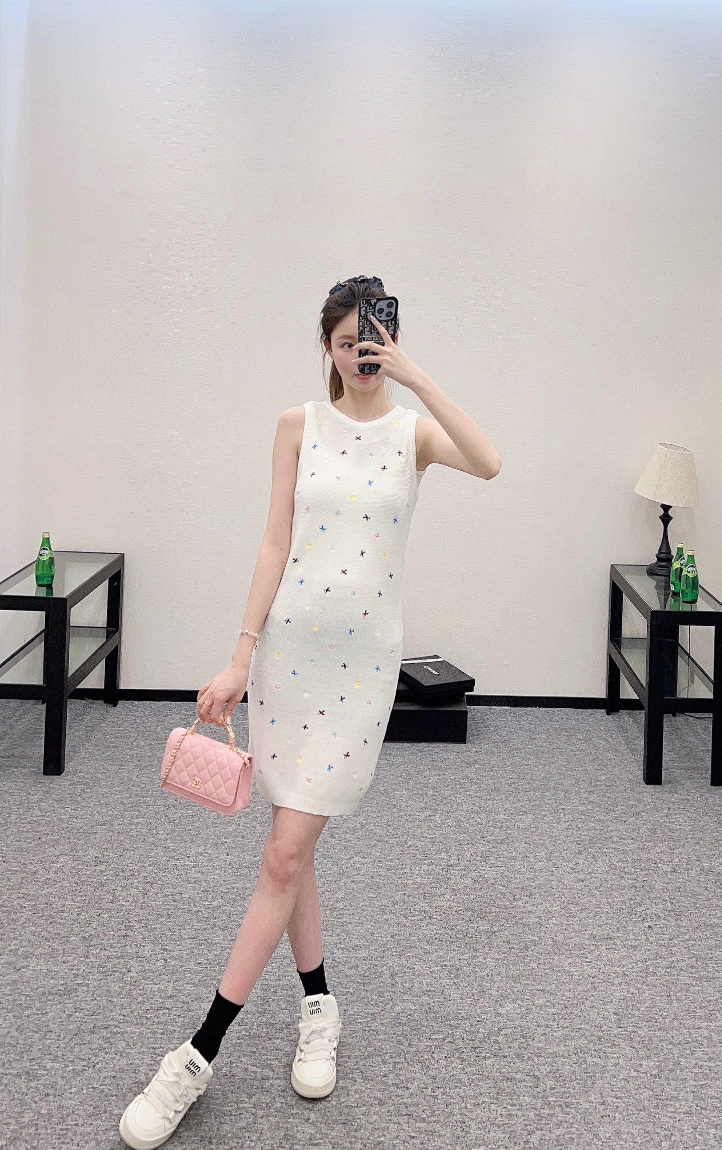 C*♥2025 new product Embroidered vest dress