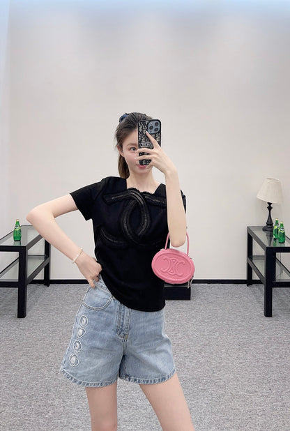 C*♥2025 new product Hollow embroidery