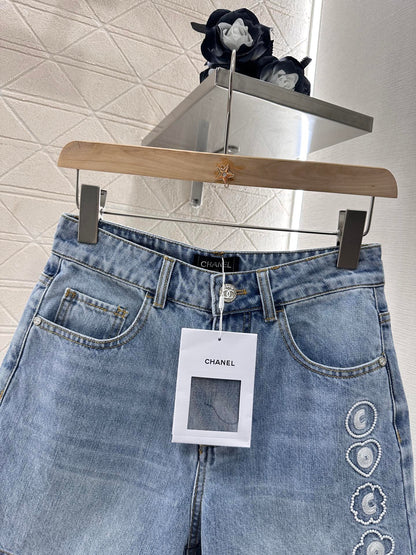 C*♥2025 new products Denim shorts