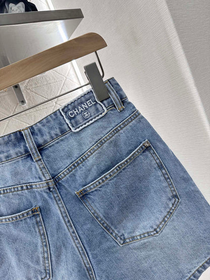 C*♥2025 new products Denim shorts