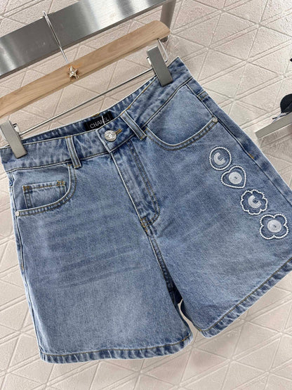 C*♥2025 new products Denim shorts