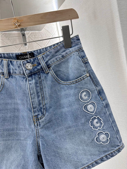C*♥2025 new products Denim shorts