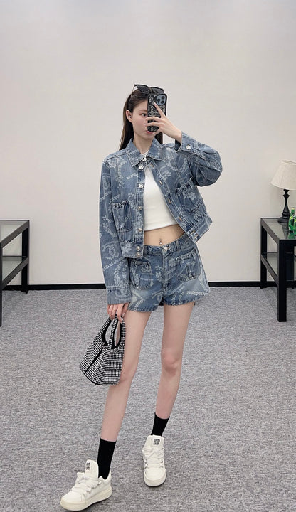 C*♥2025 new products Denim suit