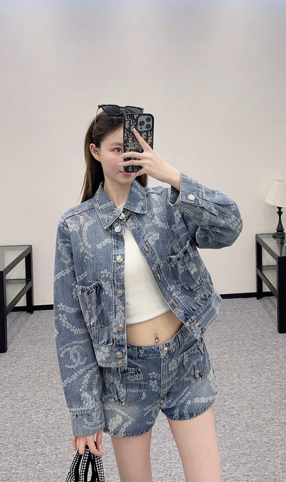 C*♥2025 new products Denim suit