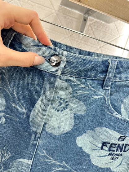 F*♥2025 new products Denim skirt