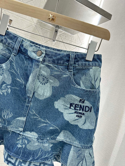 F*♥2025 new products Denim skirt