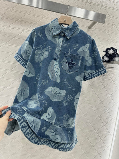 F*♥2025 new products Denim dress