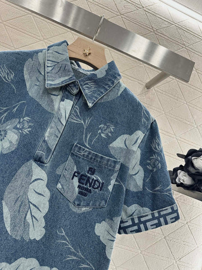 F*♥2025 new products Denim dress