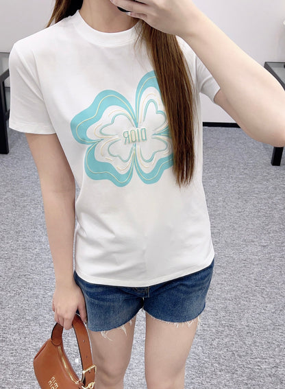 D*♥2025 new product Embroidered short sleeves