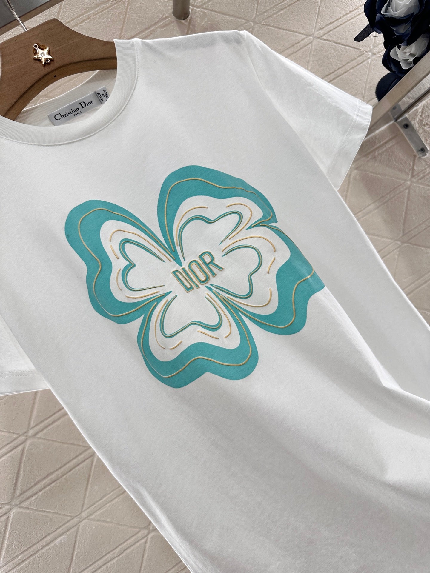 D*♥2025 new product Embroidered short sleeves