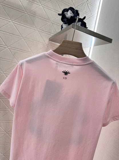 D*♥2025 new product Embroidered short sleeves