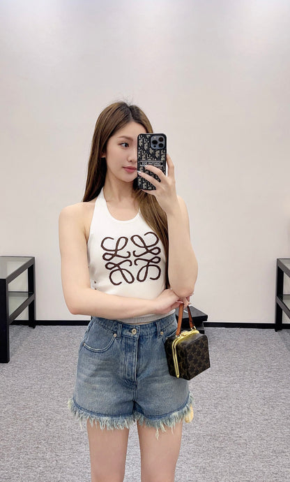 L*♥2025 new product Knitted vest
