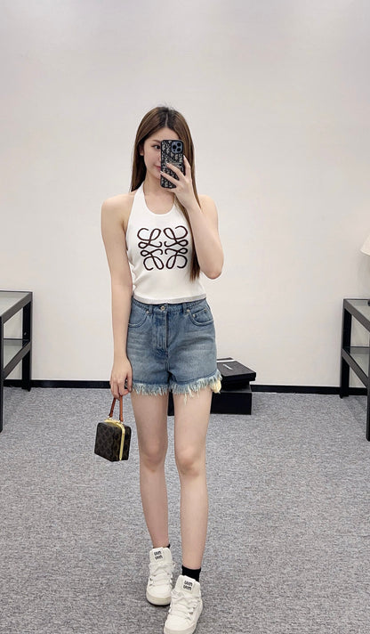 L*♥2025 new product Knitted vest