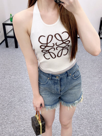 L*♥2025 new product Knitted vest