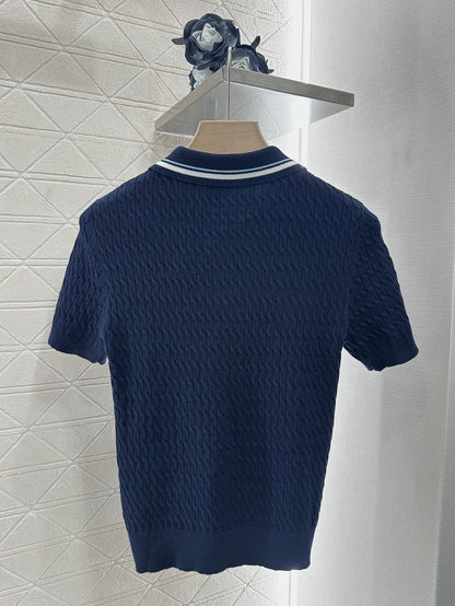 Mi*mi*♥2025 new products Knitted short sleeves