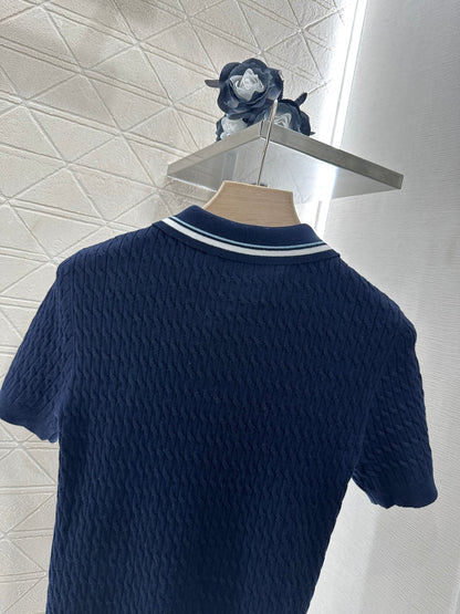 Mi*mi*♥2025 new products Knitted short sleeves