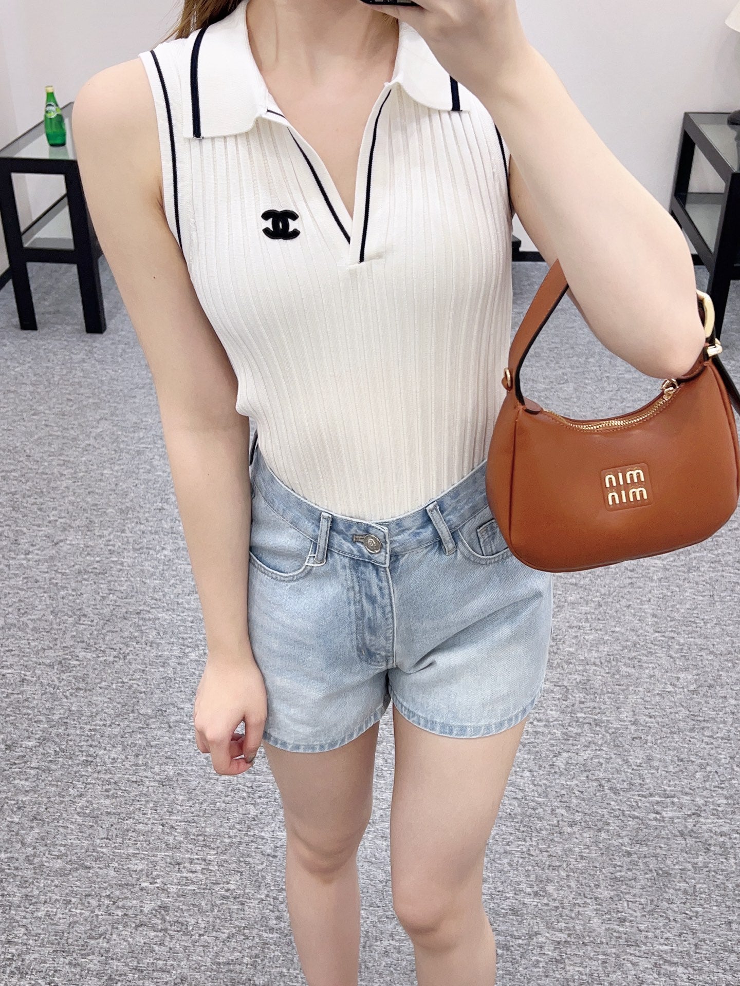 C*♥2025 new products Denim shorts