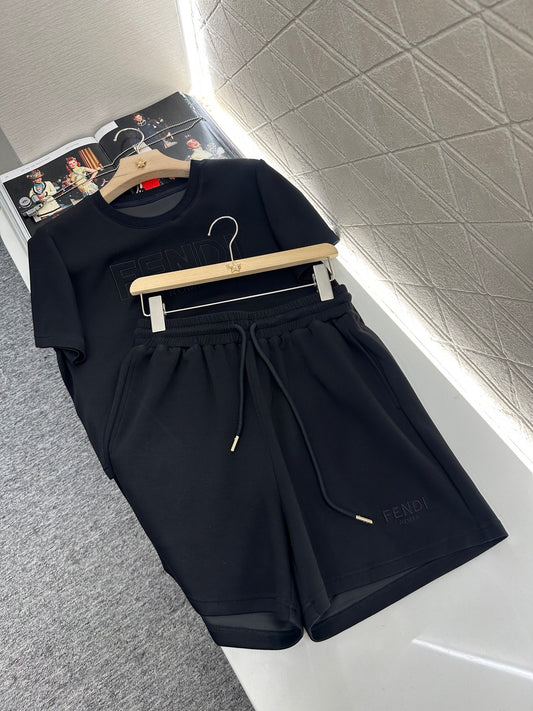 F*♥2025 new product Embroidered shorts set