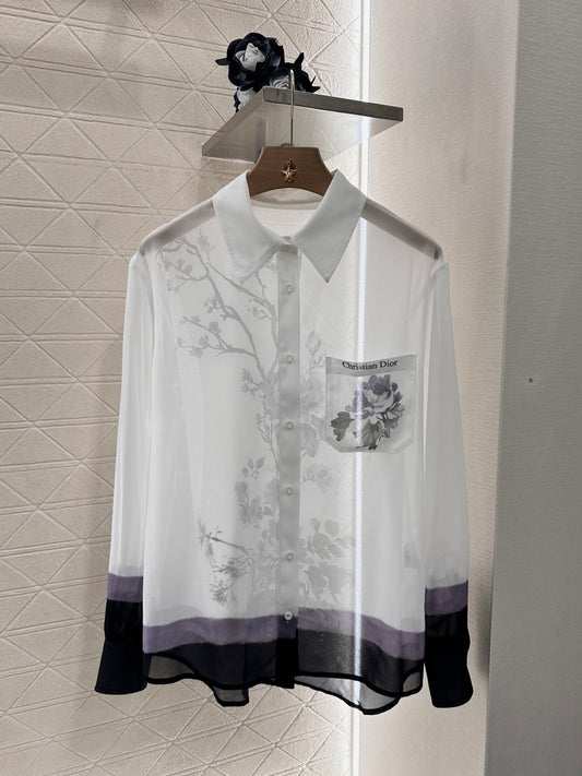 D*♥2025 new product Printed long-sleeved shirt