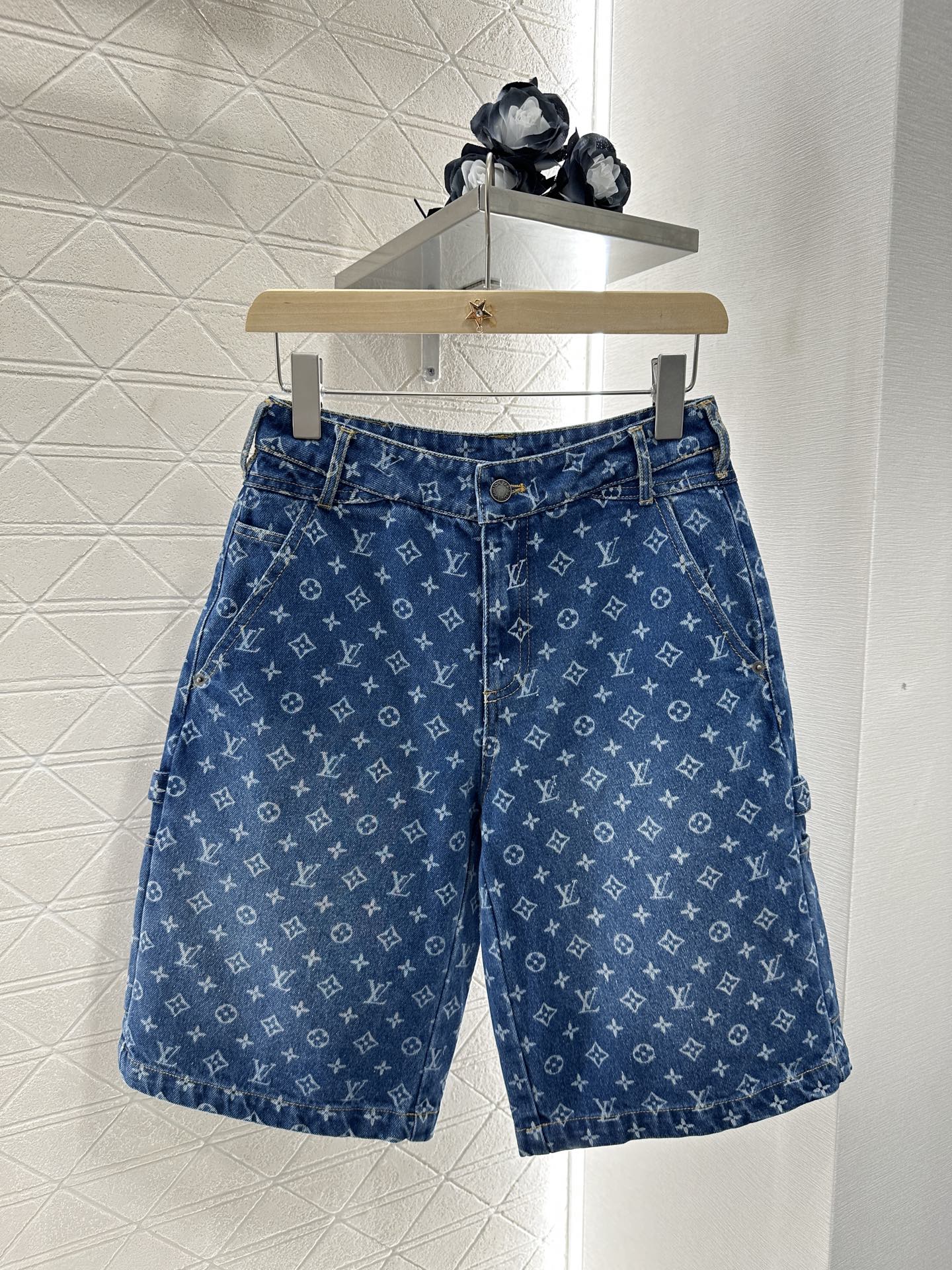 Louis*♥2025 new product Denim vest set