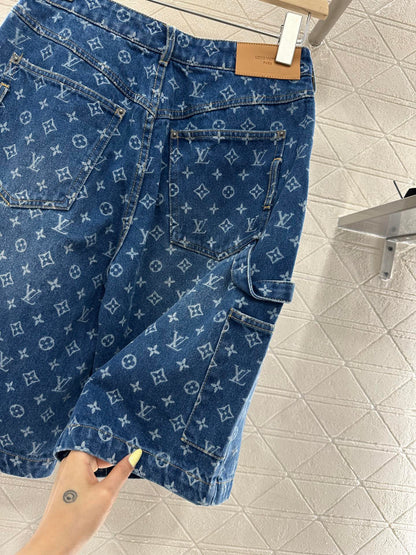 Louis*♥2025 new product Denim vest set