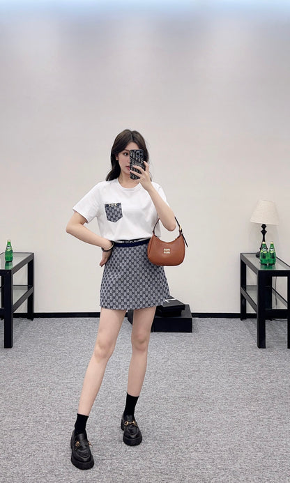 G*♥2025 new products Short-sleeved suit