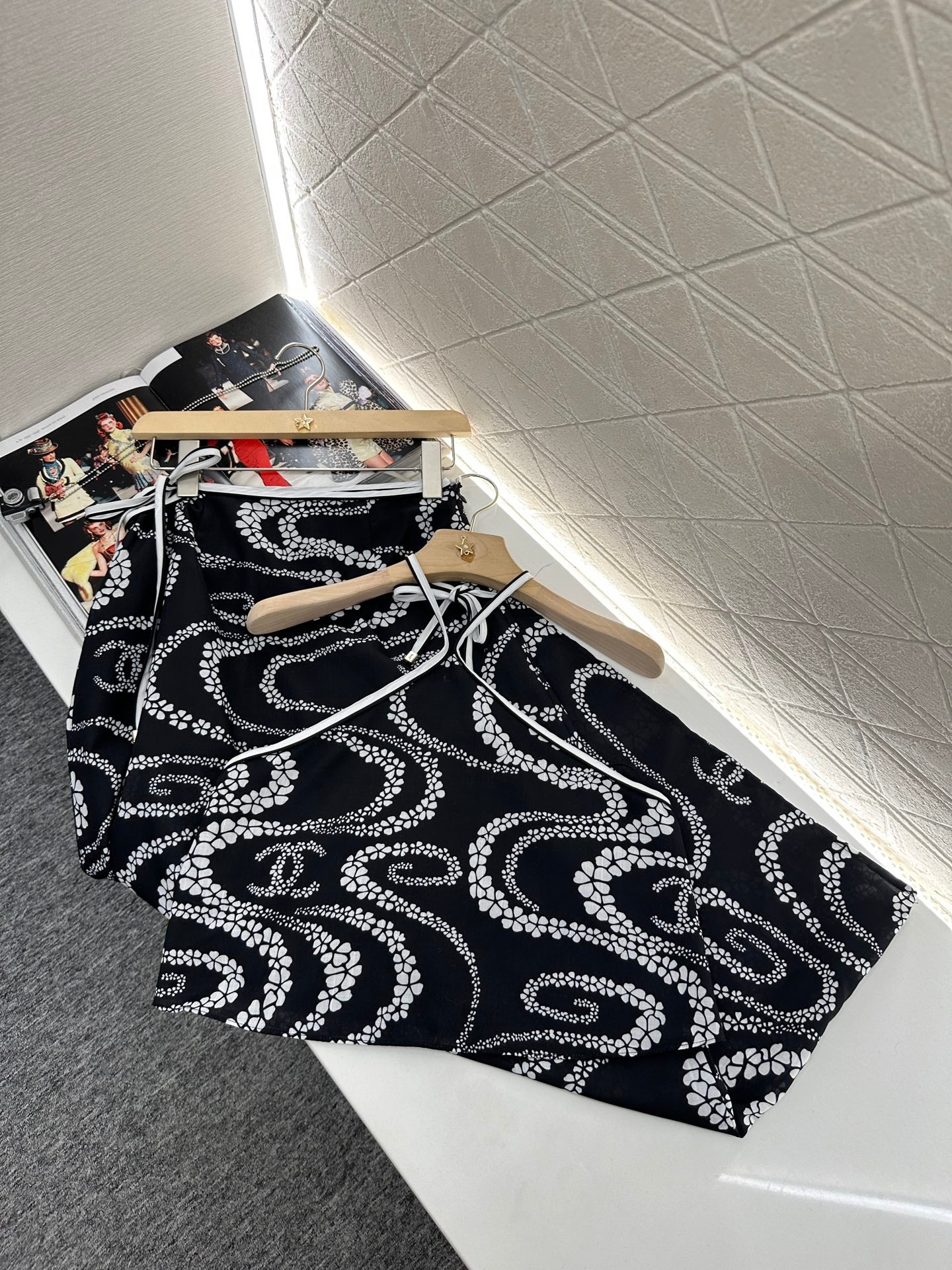 C*♥2025 new product Vest and long skirt set
