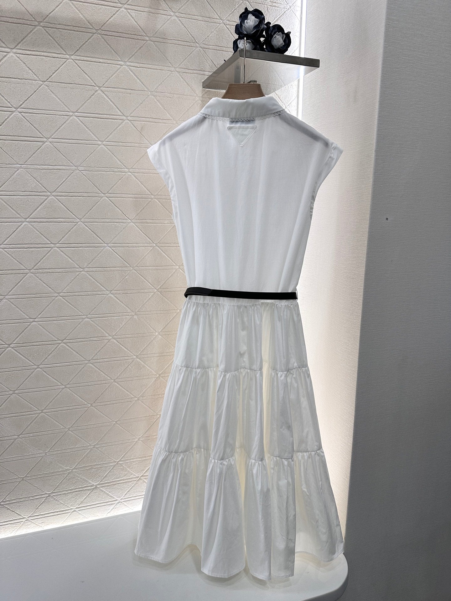 P*♥2025 new product Belt sleeveless long dress