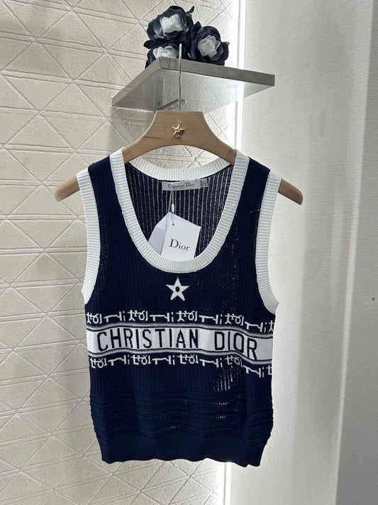 D*♥2025 new product Knitted vest