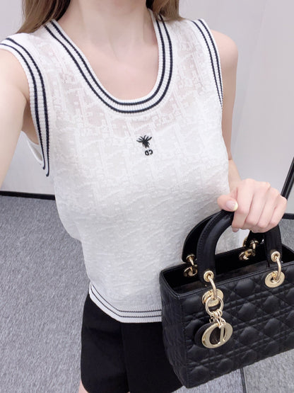D*♥2025 new product Knitted vest