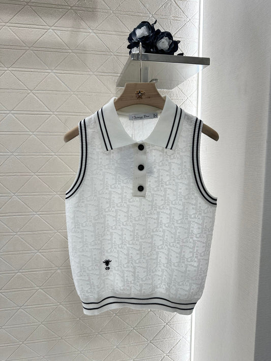 D*♥2025 new product Knitted vest