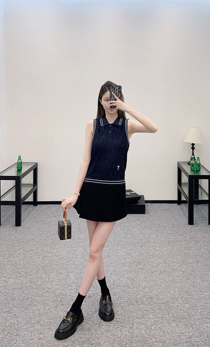 D*♥2025 new product Knitted vest