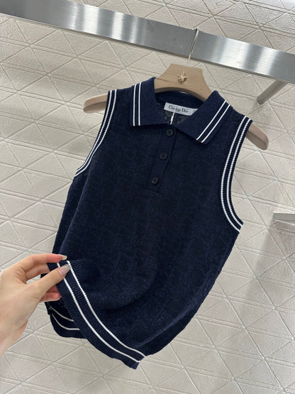 D*♥2025 new product Knitted vest