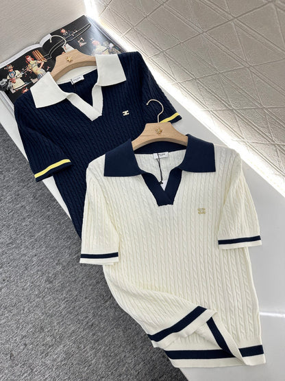 C*♥2025 new products Knitted short sleeves
