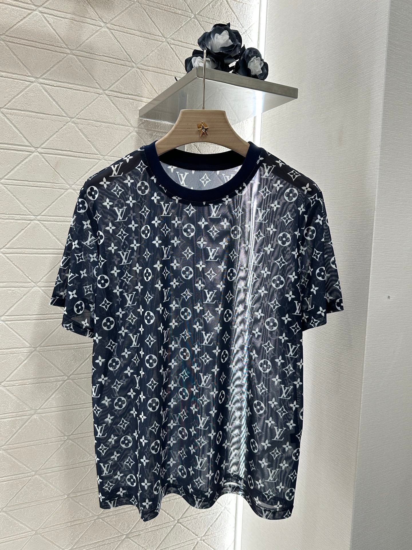 Louis*♥2025 new products Transparent short sleeves