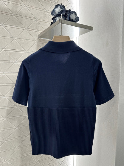 D*♥2025 new product Knitted short sleeves