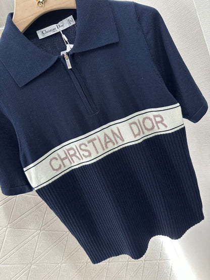 D*♥2025 new product Knitted short sleeves