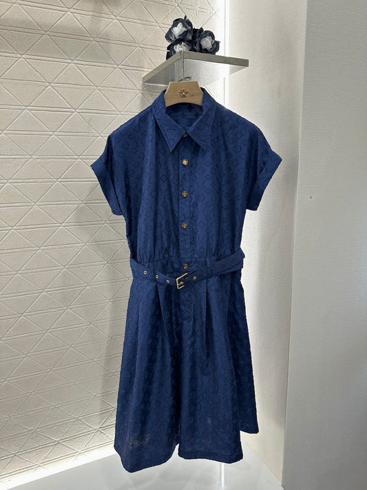 Louis*♥2025 new products Belt dress