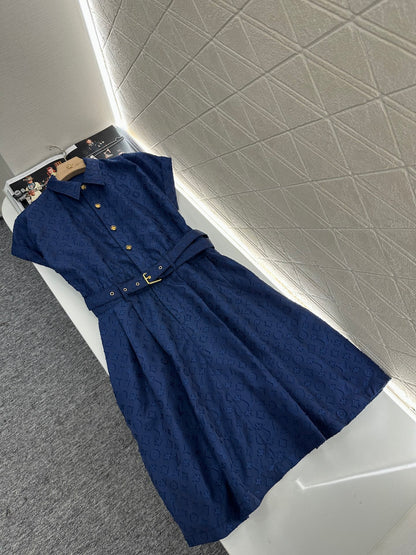 Louis*♥2025 new products Belt dress