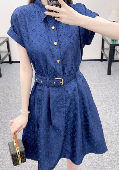 Louis*♥2025 new products Belt dress