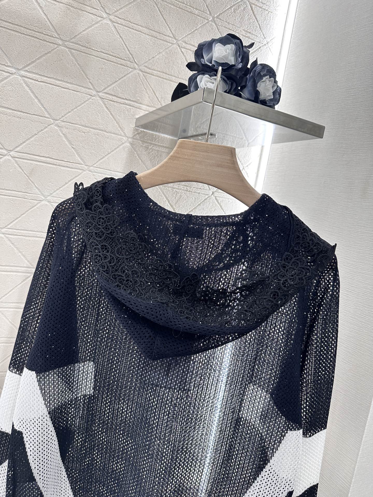 C*♥2025 new product Hollow knitted long sleeves