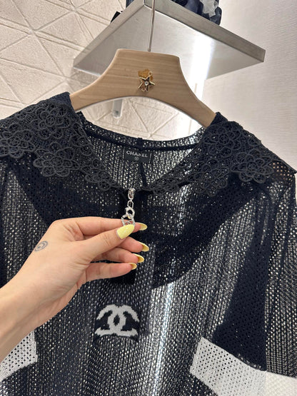 C*♥2025 new product Hollow knitted long sleeves