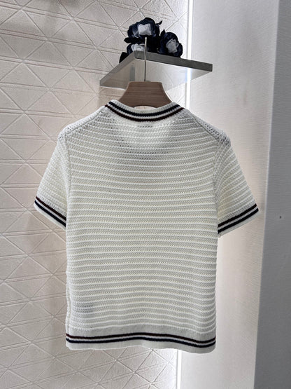 Mi*mi*♥2025 new products Knitted short sleeves