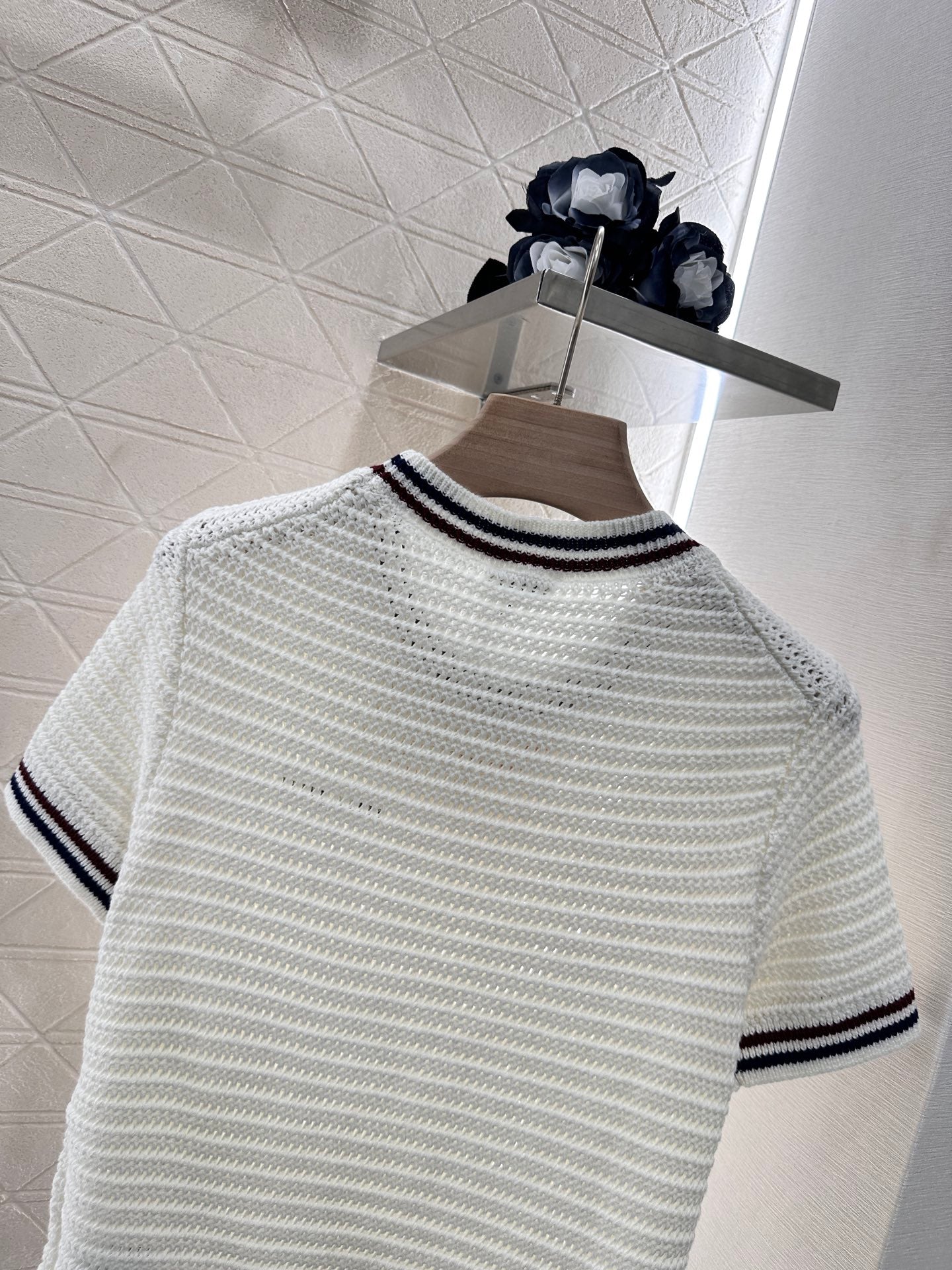 Mi*mi*♥2025 new products Knitted short sleeves