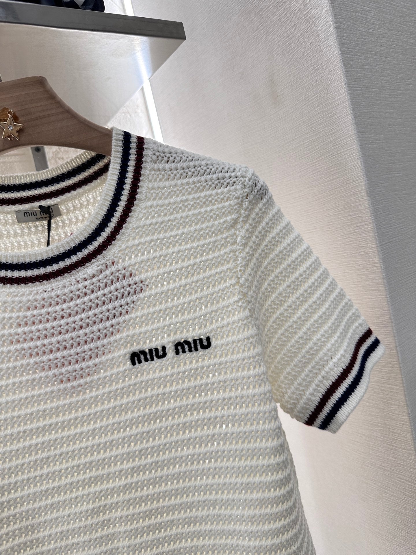 Mi*mi*♥2025 new products Knitted short sleeves
