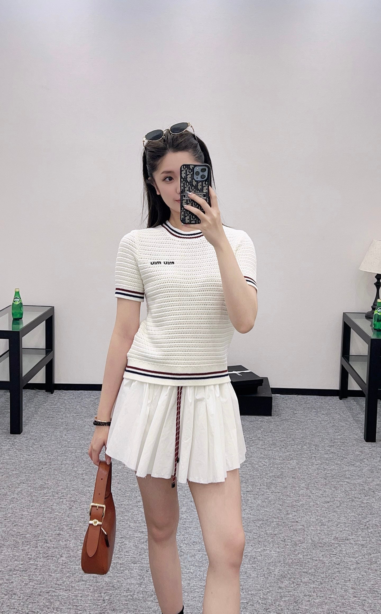 Mi*mi*♥2025 new products Knitted short sleeves