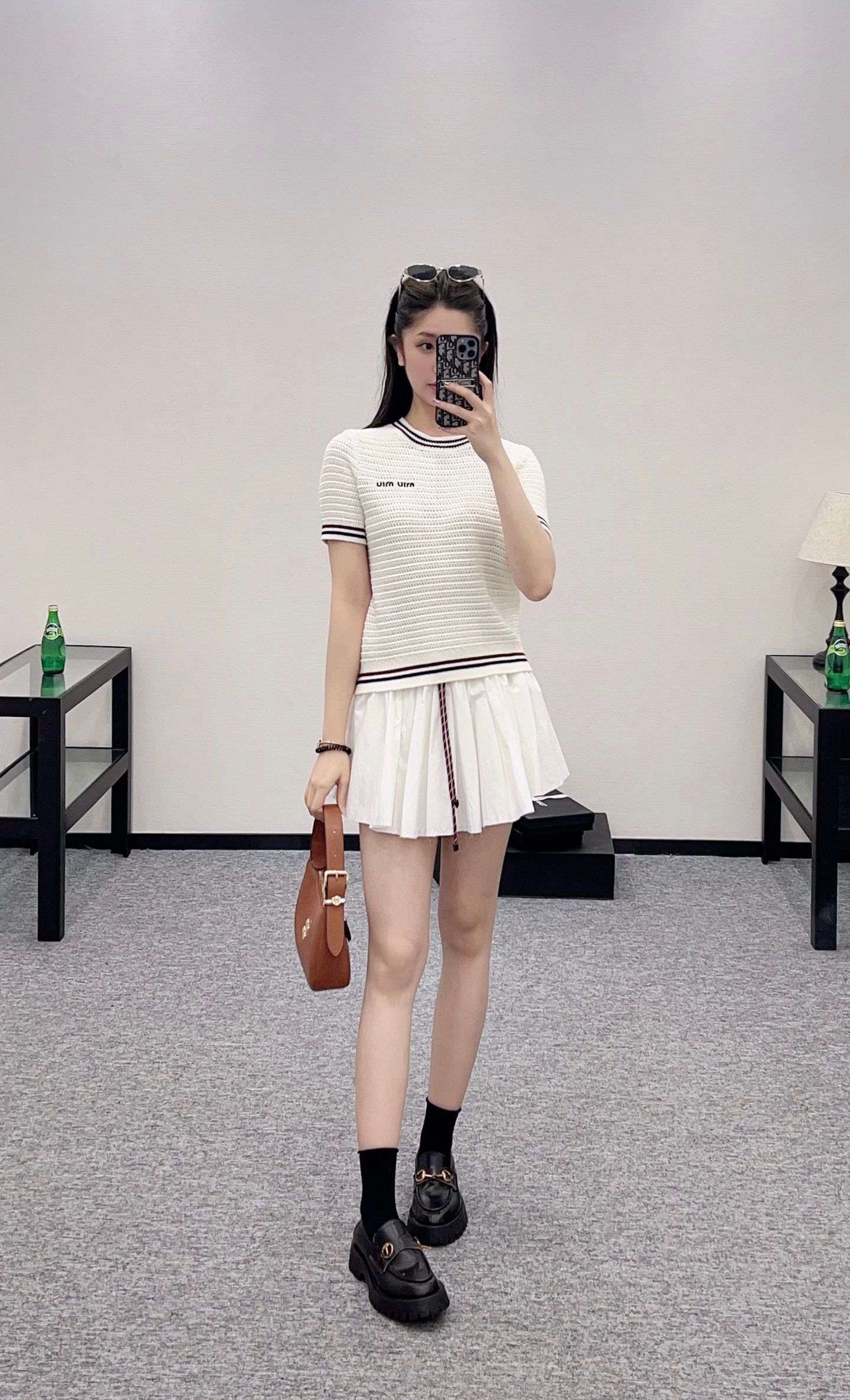 Mi*mi*♥2025 new products Knitted short sleeves