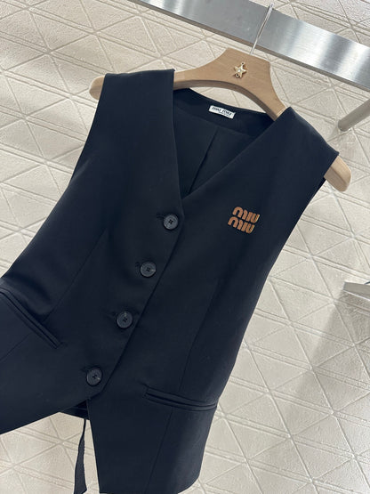 Mi*mi*♥2025 new products Vest and trousers set