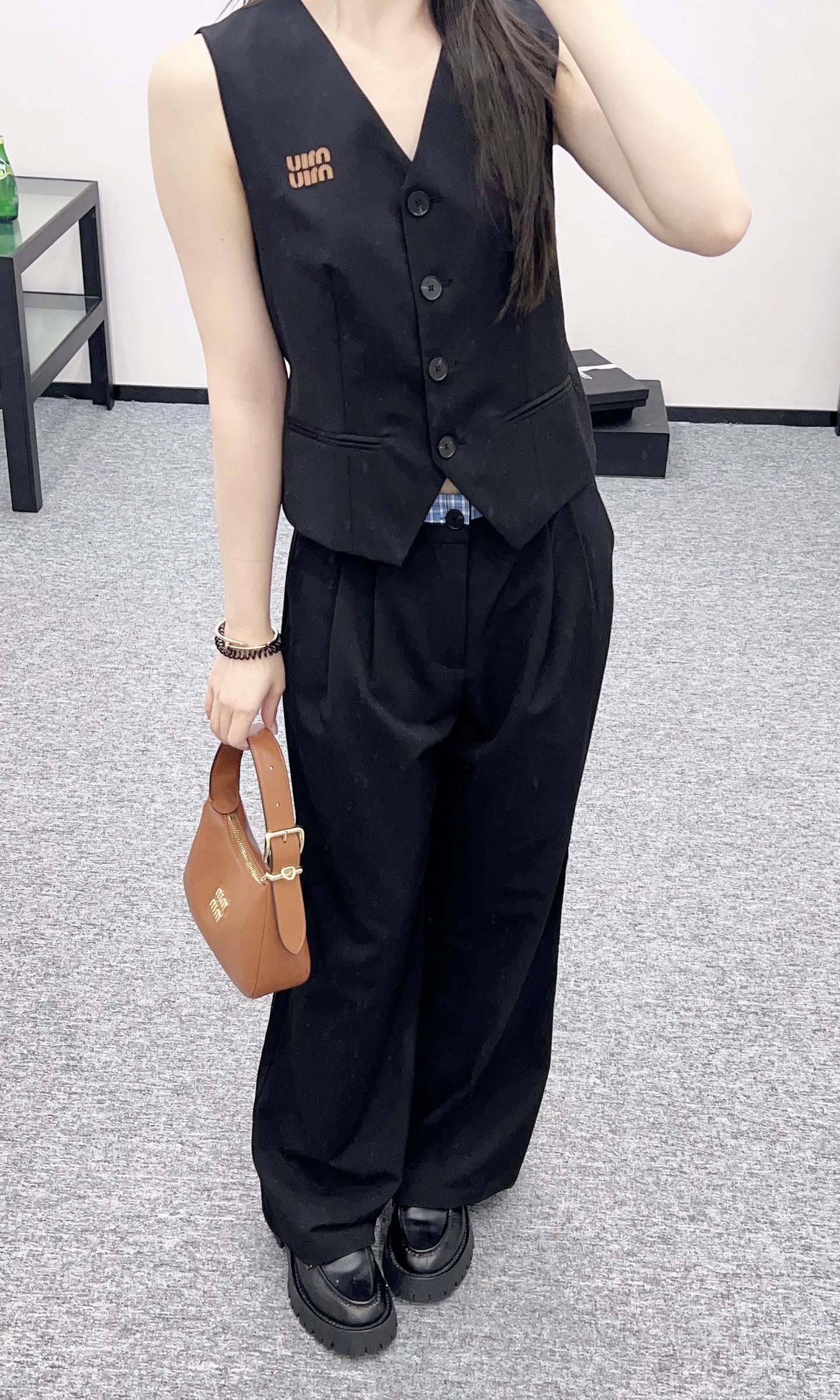 Mi*mi*♥2025 new products Vest and trousers set